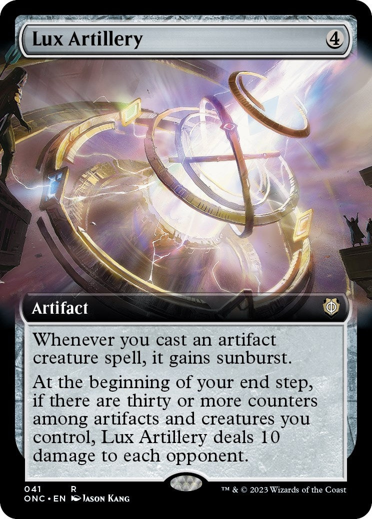 Image for Lux Artillery (Extended Art) (41) (Commander: Phyrexia: All Will Be One) - Magic: The Gathering