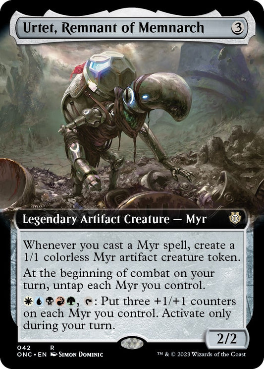 Image for Urtet, Remnant of Memnarch (Extended Art) (42) (Commander: Phyrexia: All Will Be One) - Magic: The Gathering