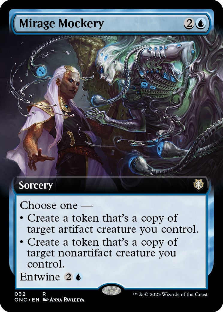 Image for Mirage Mockery (Extended Art) (32) (Commander: Phyrexia: All Will Be One) - Magic: The Gathering