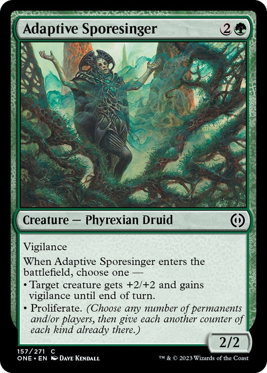 Image for Adaptive Sporesinger (157) (Phyrexia: All Will Be One) - Magic: The Gathering