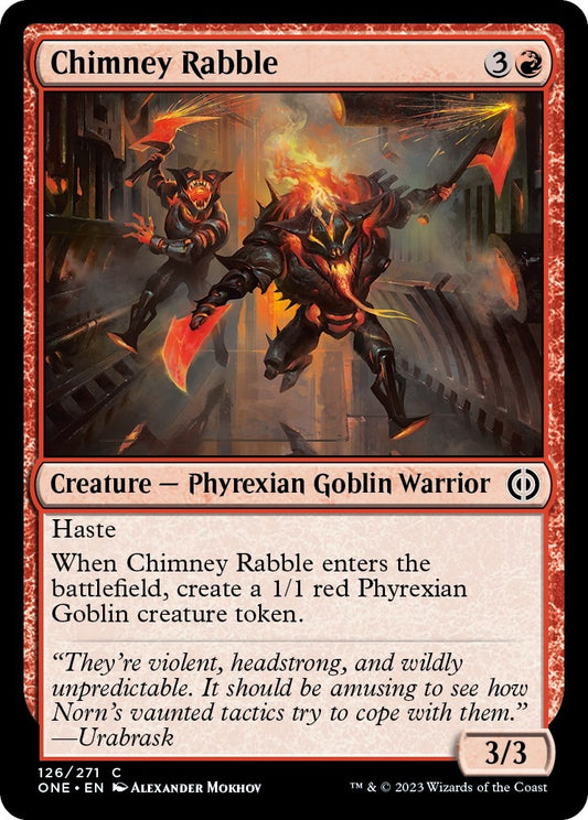 Image for Chimney Rabble (126) (Phyrexia: All Will Be One) - Magic: The Gathering