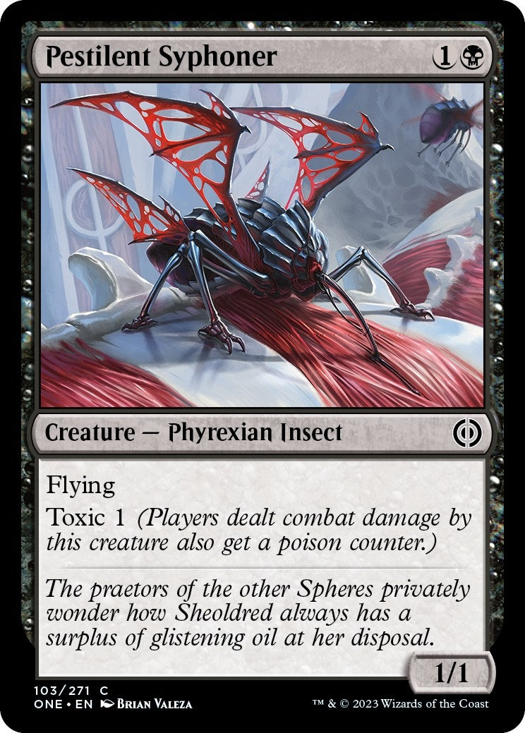 Image for Pestilent Syphoner (103) (Phyrexia: All Will Be One) - Magic: The Gathering