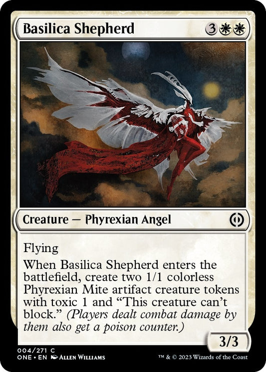 Image for Basilica Shepherd (4) (Phyrexia: All Will Be One) - Magic: The Gathering