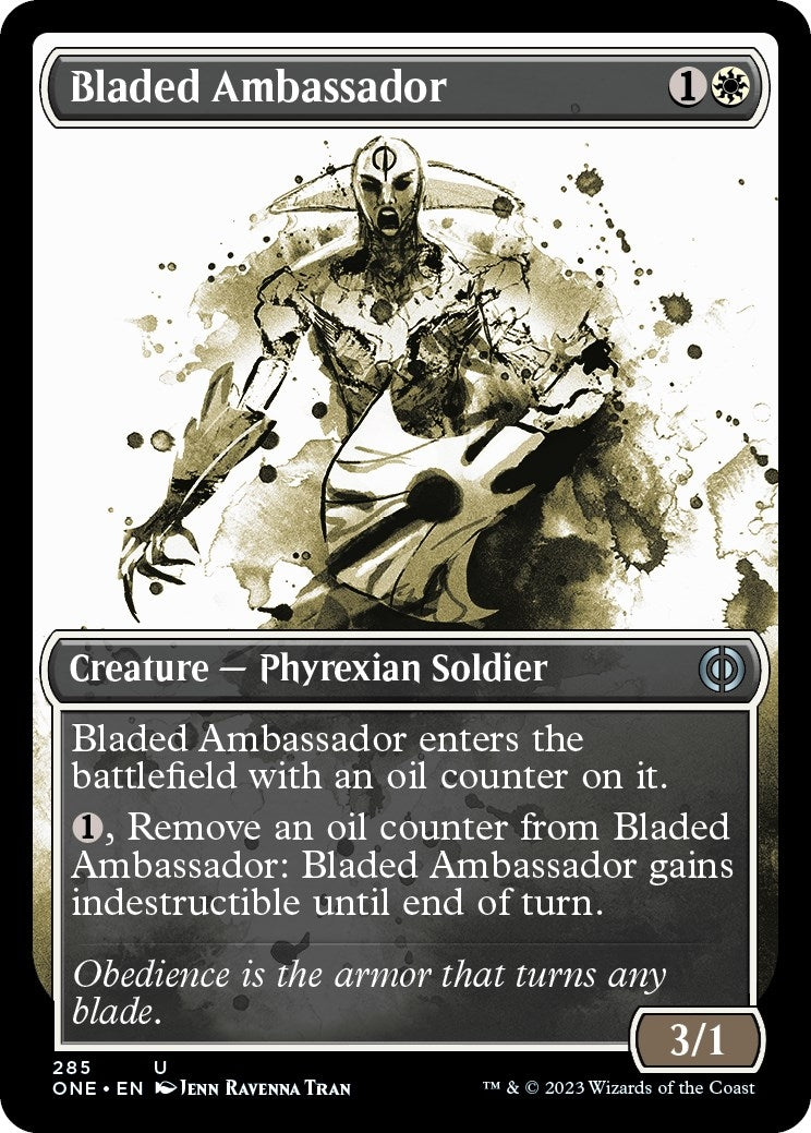 Image for Bladed Ambassador (Showcase) (285) (Phyrexia: All Will Be One) - Magic: The Gathering