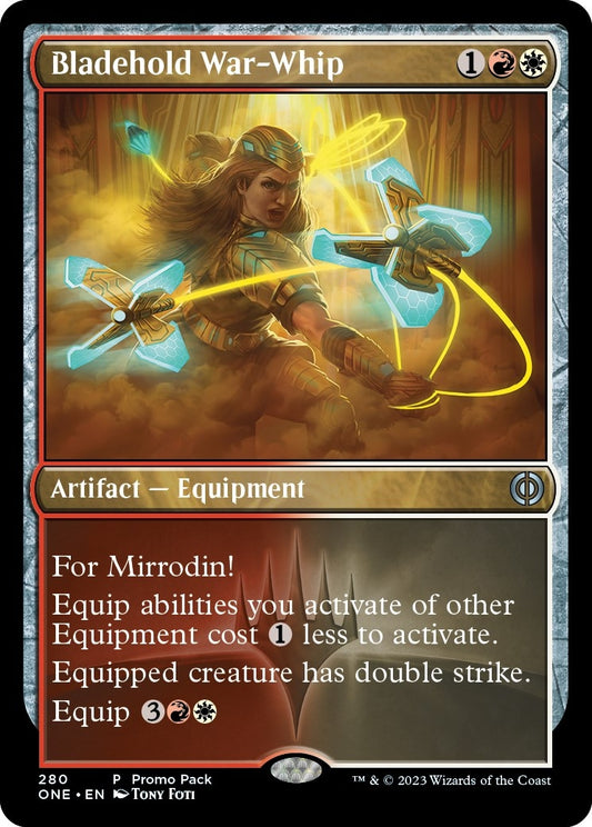 Image for Bladehold War-Whip (280) (Promo Pack: Phyrexia: All Will Be One) - Magic: The Gathering