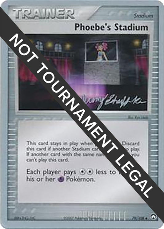 Image for Phoebe's Stadium - 2007 (Jeremy Scharff-Kim) (79/108) (World Championship Decks) - Pokemon