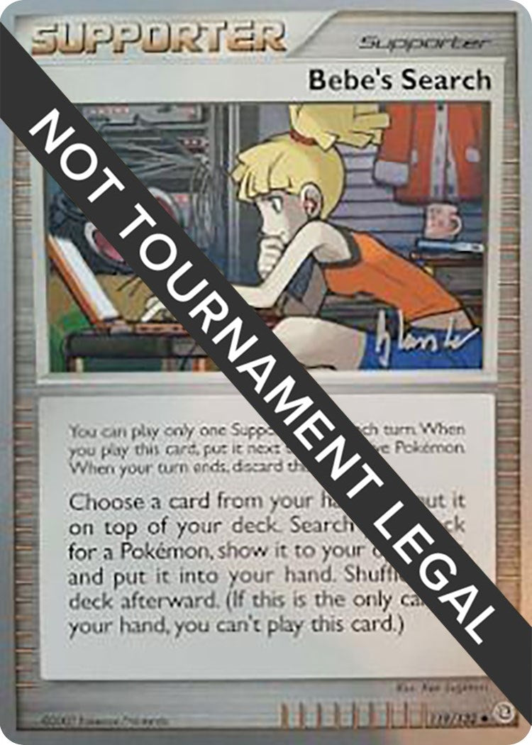 Image for Bebe's Search - 2008 (Dylan Lefavour) (119/132) (World Championship Decks) - Pokemon