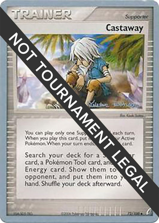 Image for Castaway - 2008 (Tristan Robinson) (72/100) (World Championship Decks) - Pokemon