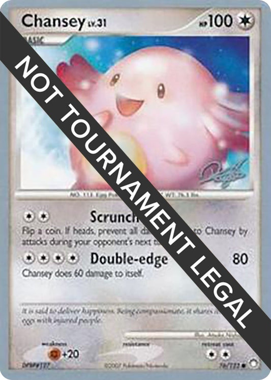 Image for Chansey - 2008 (Paul Atanassov) (76/123) (World Championship Decks) - Pokemon