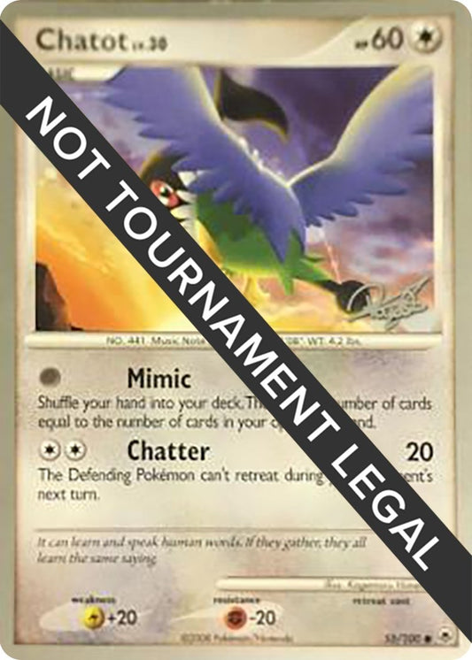Image for Chatot - 2008 (Paul Atanassov) (55/100) (World Championship Decks) - Pokemon