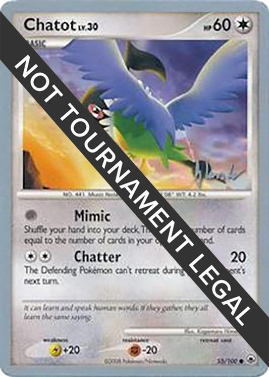 Image for Chatot - 2008 (Dylan Lefavour) (55/100) (World Championship Decks) - Pokemon