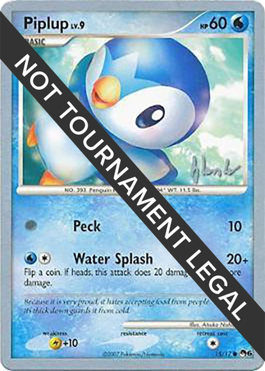 Image for Piplup (15) - 2008 (Dylan Lefavour) (15/17) (World Championship Decks) - Pokemon