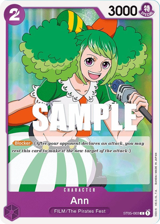 Image for Ann (ST05-003) (Starter Deck 5: Film Edition) - One Piece Card Game