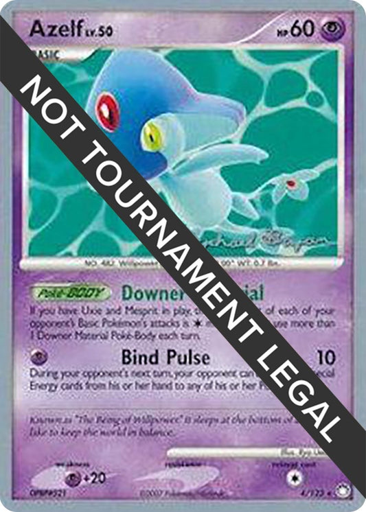 Image for Azelf (4) - 2010 (Mychael Bryan) (4/123) (World Championship Decks) - Pokemon