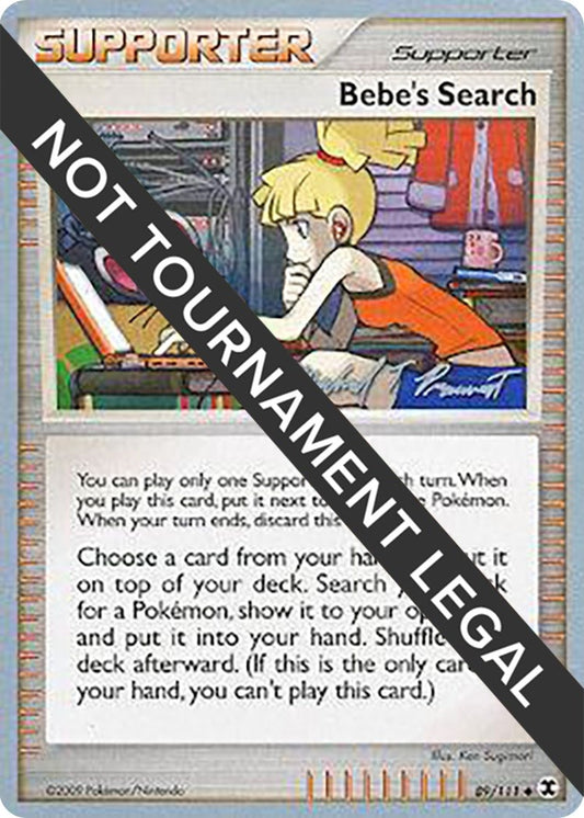 Image for Bebe's Search - 2010 (Michael Pramawat) (89/111) (World Championship Decks) - Pokemon