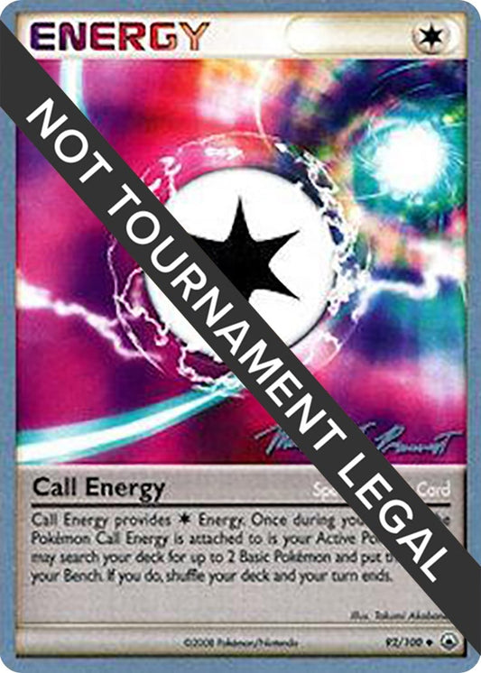Image for Call Energy - 2010 (Michael Pramawat) (92/100) (World Championship Decks) - Pokemon