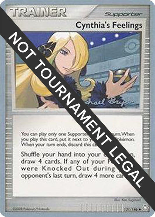 Image for Cynthia's Feelings - 2010 (Mychael Bryan) (131/146) (World Championship Decks) - Pokemon