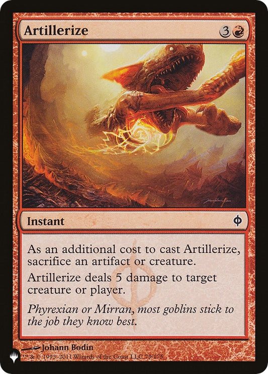 Image for Artillerize (79/175) (The List Reprints) - Magic: The Gathering