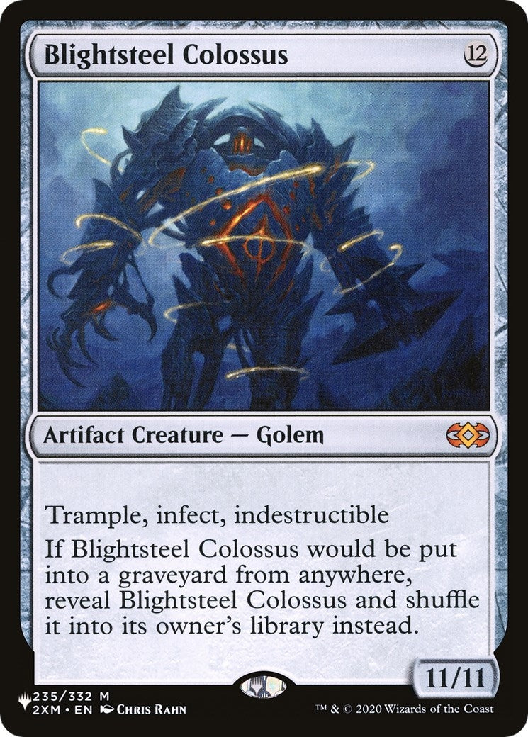 Image for Blightsteel Colossus (235/332) (The List Reprints) - Magic: The Gathering