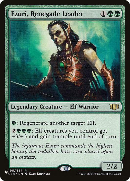 Image for Ezuri, Renegade Leader (195/337) (The List Reprints) - Magic: The Gathering