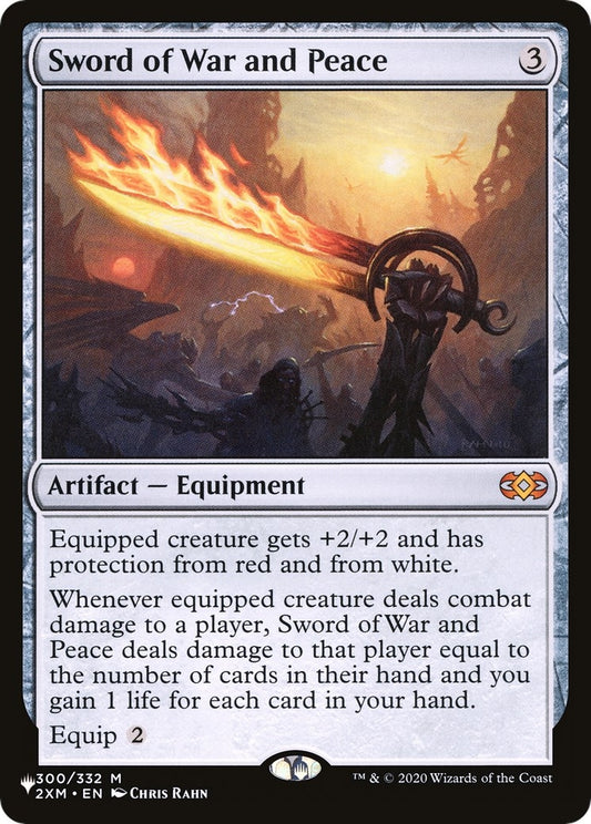 Image for Sword of War and Peace (300/332) (The List Reprints) - Magic: The Gathering