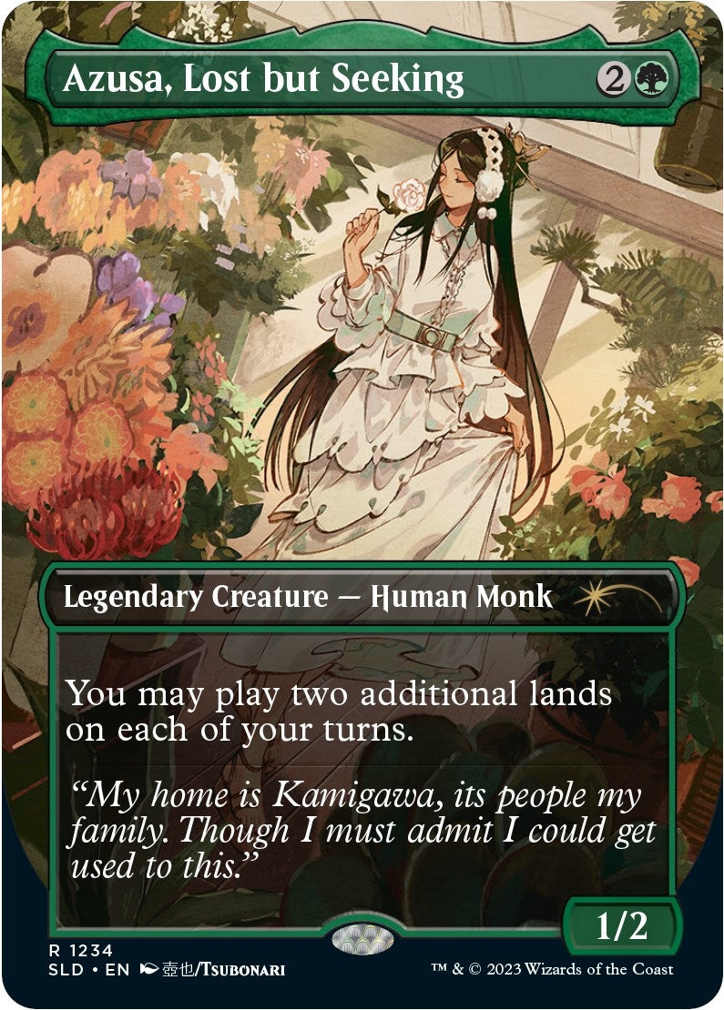 Image for Azusa, Lost but Seeking (1234) (Secret Lair Drop Series) - Magic: The Gathering