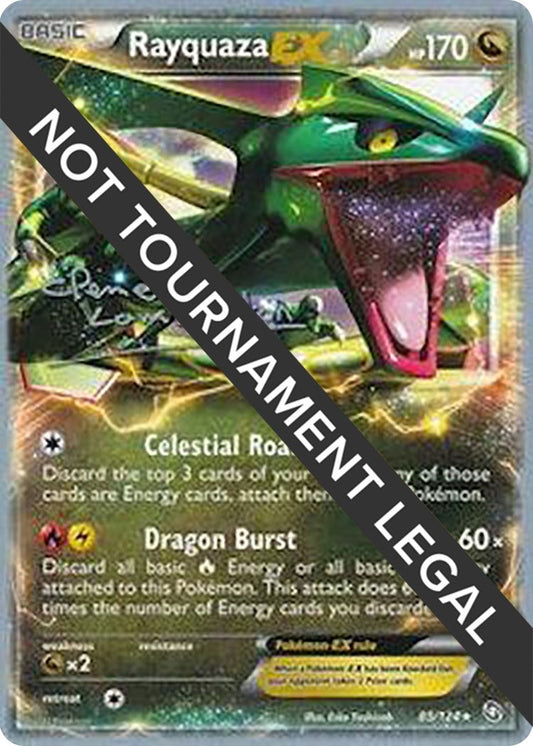 Image for Rayquaza EX - 2013 (Clement Lamberton) (85/124) (World Championship Decks) - Pokemon