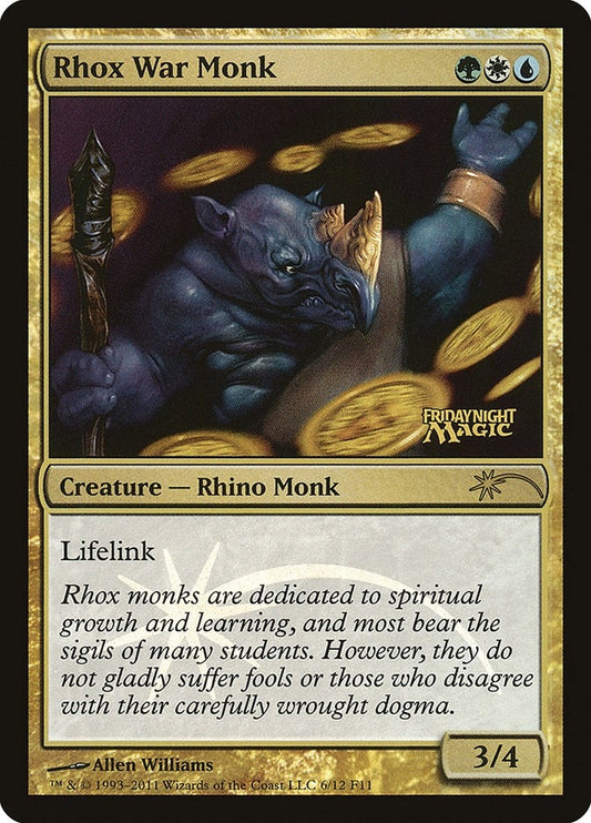 Image for Rhox War Monk (6) (FNM Promos) - Magic: The Gathering