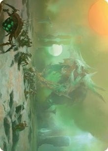 Image for Green Sun's Twilight Art Card (39) (Art Series: Phyrexia: All Will Be One) - Magic: The Gathering