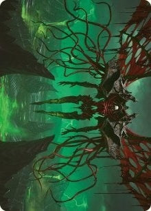 Image for Archfiend of the Dross Art Card (18) (Art Series: Phyrexia: All Will Be One) - Magic: The Gathering