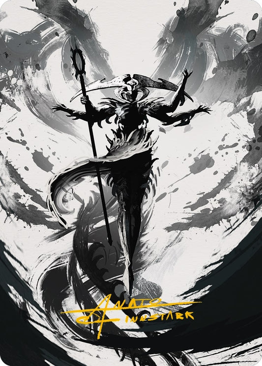 Image for Atraxa, Grand Unifier Art Card (77/81) (Gold-Stamped Signature) (77) (Art Series: Phyrexia: All Will Be One) - Magic: The Gathering
