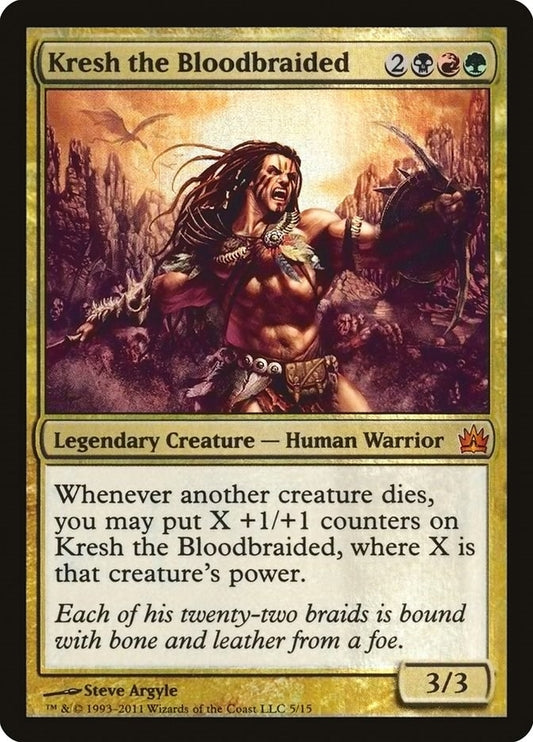 Image for Kresh the Bloodbraided (5) (From the Vault: Legends) - Magic: The Gathering
