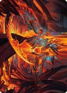 Image for Free From Flesh Art Card (27) (Art Series: Phyrexia: All Will Be One) - Magic: The Gathering