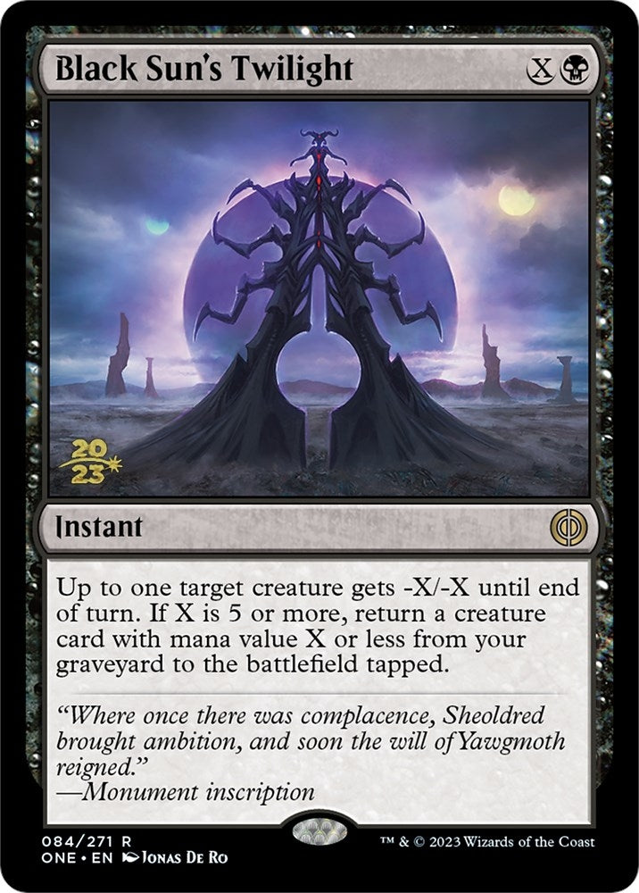 Image for Black Sun's Twilight (84) (Prerelease Cards) - Magic: The Gathering
