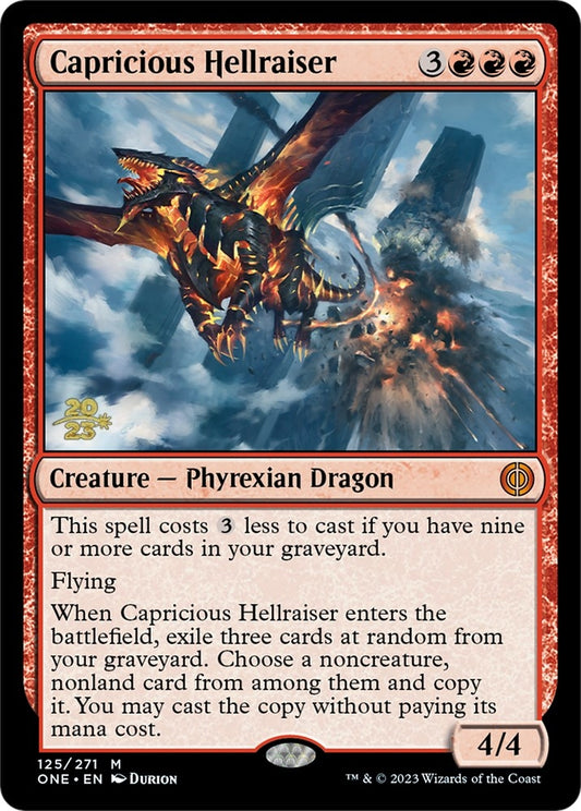 Image for Capricious Hellraiser (125) (Prerelease Cards) - Magic: The Gathering
