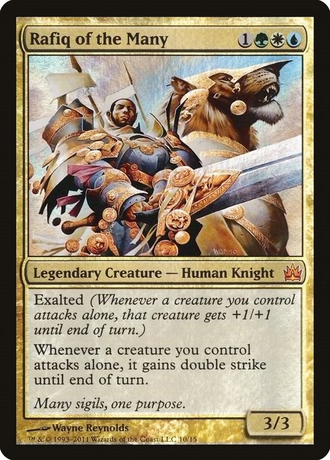 Image for Rafiq of the Many (10) (From the Vault: Legends) - Magic: The Gathering