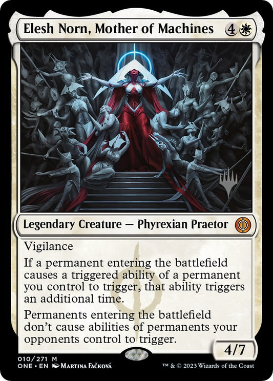 Image for Elesh Norn, Mother of Machines (10) (Promo Pack: Phyrexia: All Will Be One) - Magic: The Gathering