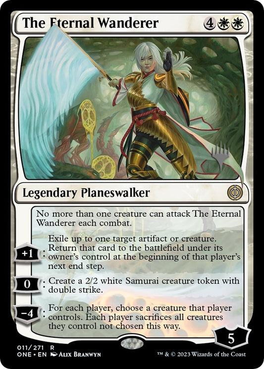 Image for The Eternal Wanderer (11) (Promo Pack: Phyrexia: All Will Be One) - Magic: The Gathering