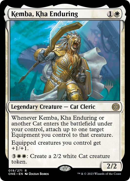 Image for Kemba, Kha Enduring (19) (Promo Pack: Phyrexia: All Will Be One) - Magic: The Gathering