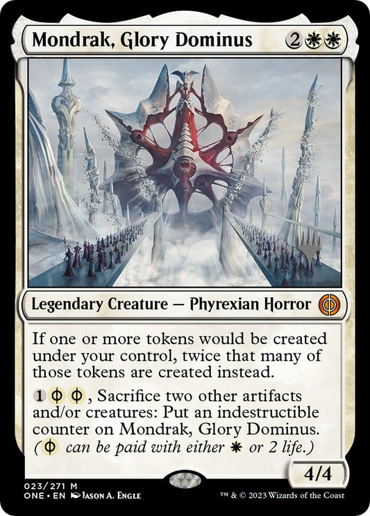Image for Mondrak, Glory Dominus (23) (Promo Pack: Phyrexia: All Will Be One) - Magic: The Gathering