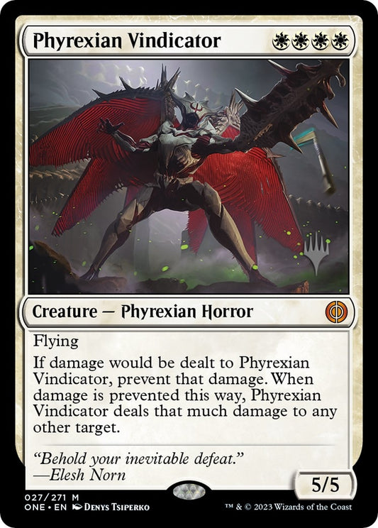 Image for Phyrexian Vindicator (27) (Promo Pack: Phyrexia: All Will Be One) - Magic: The Gathering