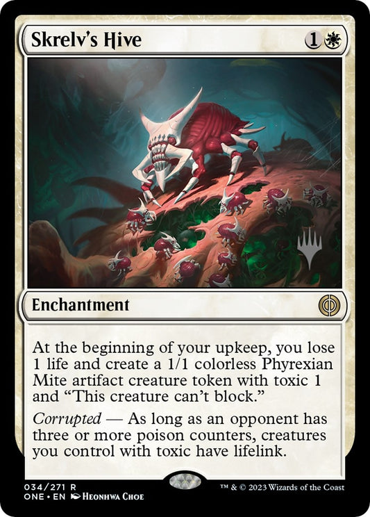 Image for Skrelv's Hive (34) (Promo Pack: Phyrexia: All Will Be One) - Magic: The Gathering