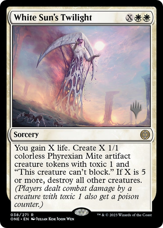 Image for White Sun's Twilight (38) (Promo Pack: Phyrexia: All Will Be One) - Magic: The Gathering