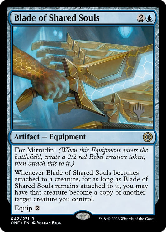 Image for Blade of Shared Souls (42) (Promo Pack: Phyrexia: All Will Be One) - Magic: The Gathering