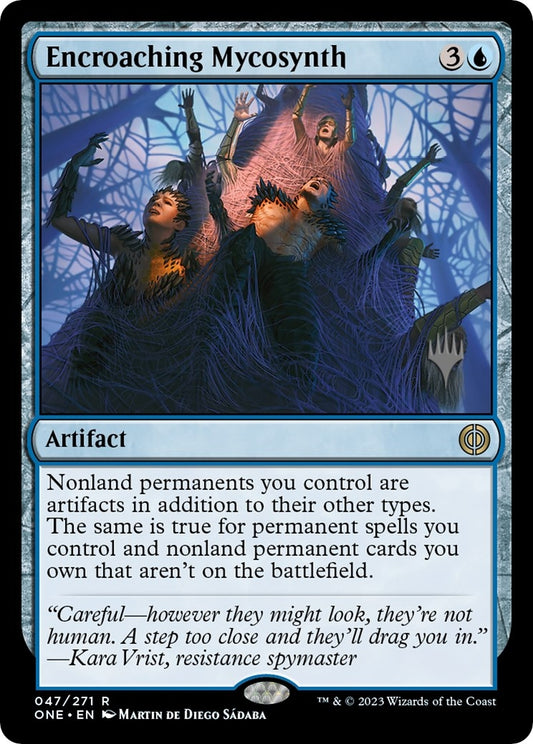 Image for Encroaching Mycosynth (47) (Promo Pack: Phyrexia: All Will Be One) - Magic: The Gathering