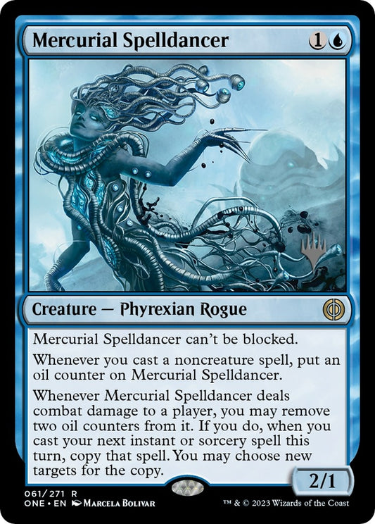 Image for Mercurial Spelldancer (61) (Promo Pack: Phyrexia: All Will Be One) - Magic: The Gathering