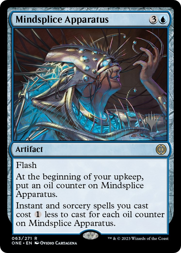 Image for Mindsplice Apparatus (63) (Promo Pack: Phyrexia: All Will Be One) - Magic: The Gathering