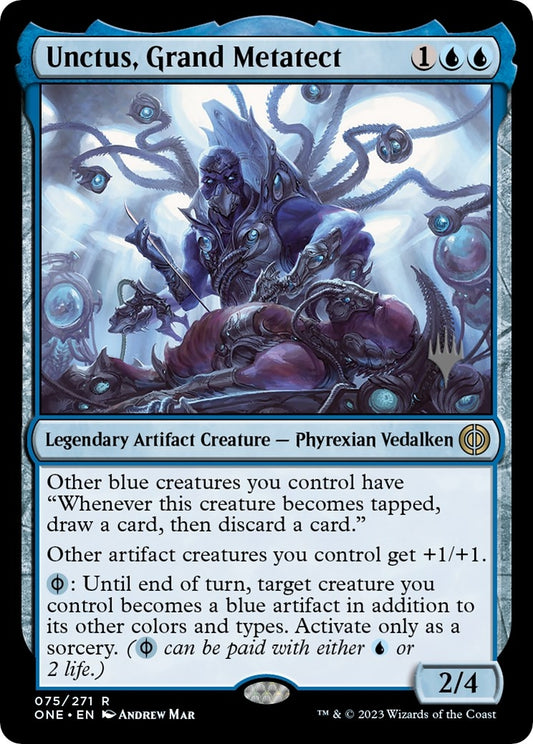 Image for Unctus, Grand Metatect (75) (Promo Pack: Phyrexia: All Will Be One) - Magic: The Gathering