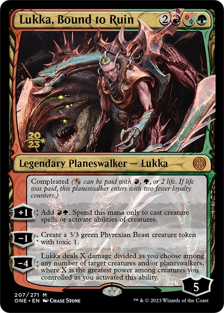 Image for Lukka, Bound to Ruin (207) (Prerelease Cards) - Magic: The Gathering
