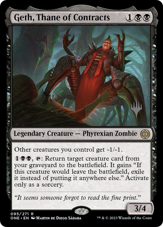 Image for Geth, Thane of Contracts (95) (Promo Pack: Phyrexia: All Will Be One) - Magic: The Gathering